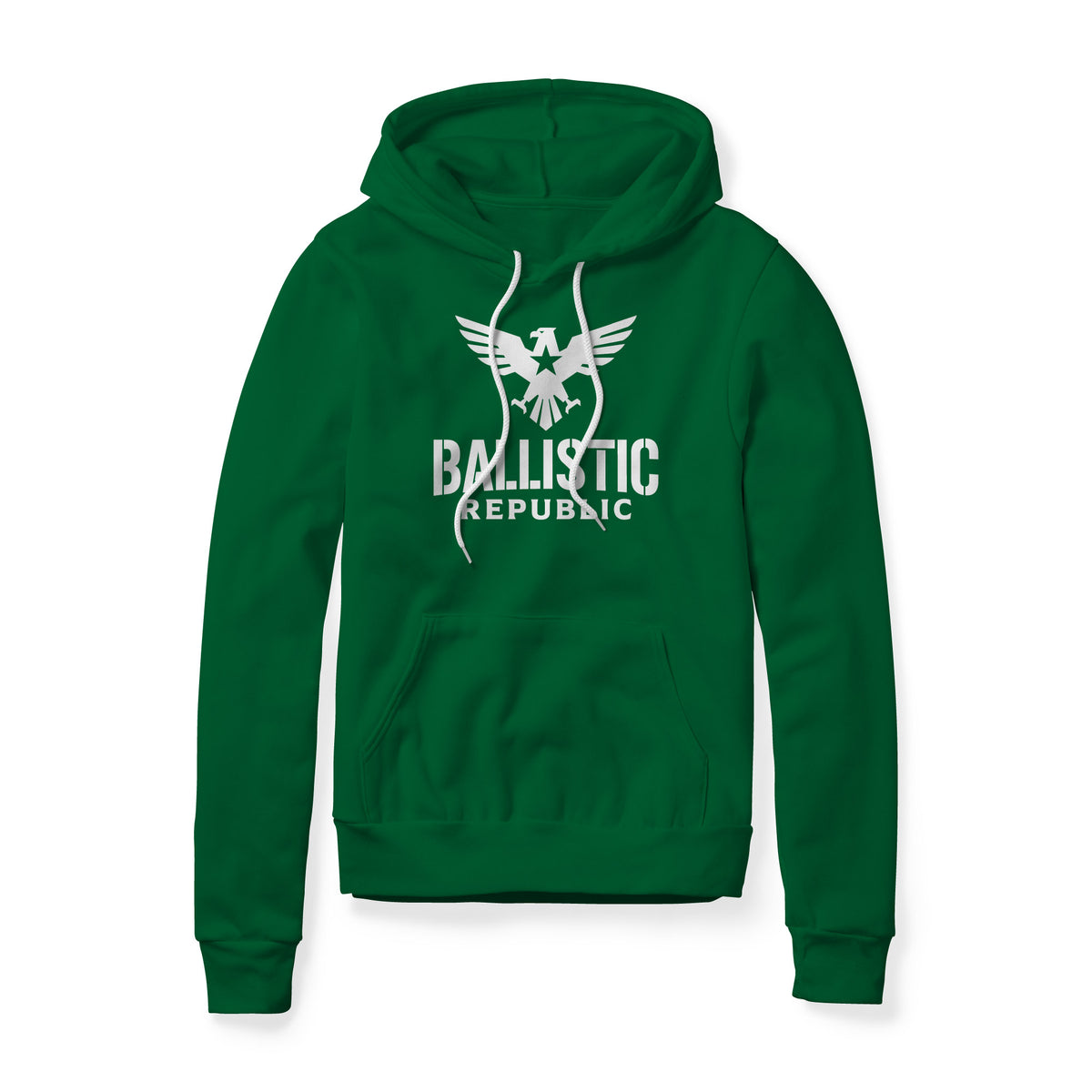 Ballistic Republic Logo Fleece Hoodie - White
