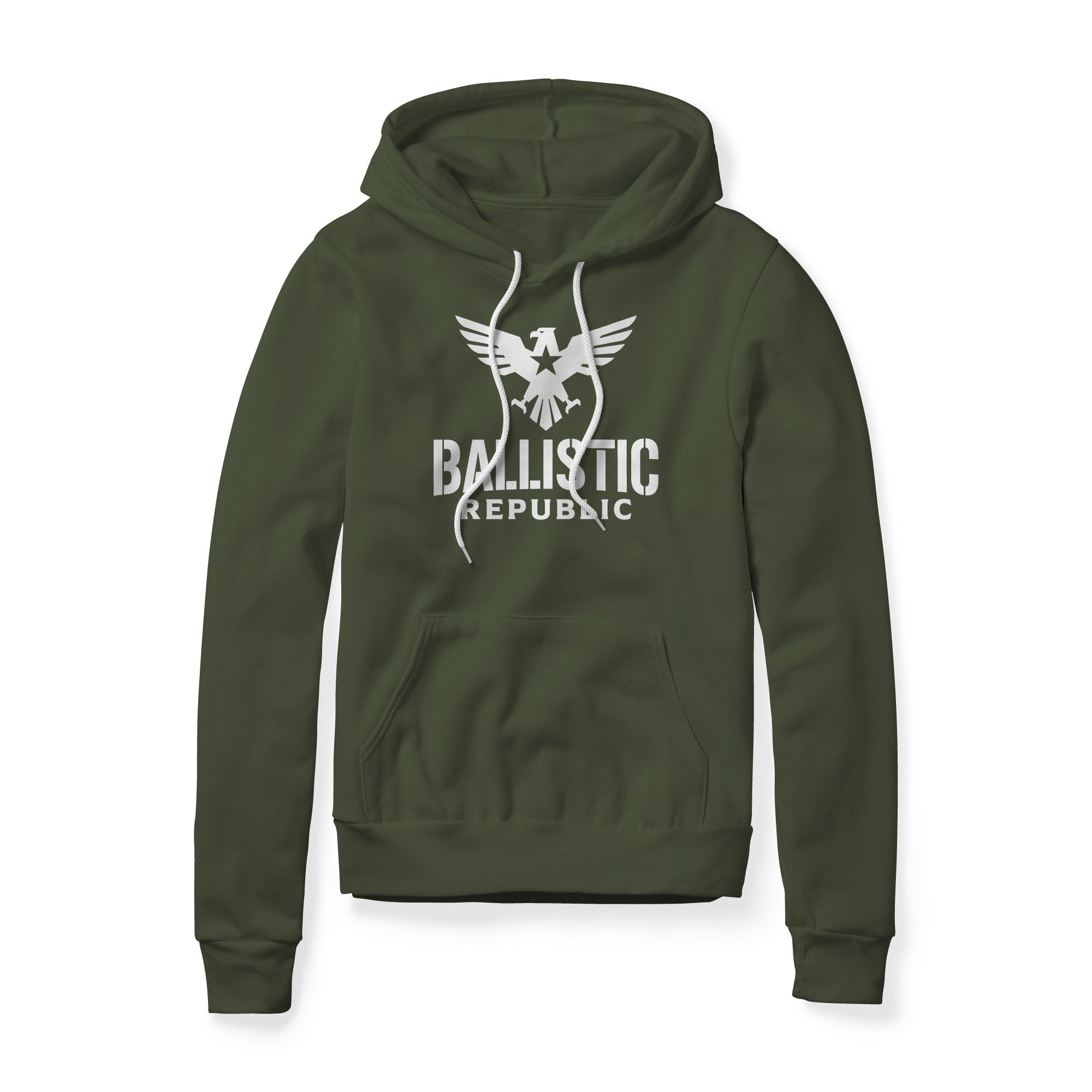 Ballistic Republic Logo Hoodie - White | Ballistic Republic™