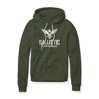 Ballistic Republic Logo Hoodie - White | Ballistic Republic™
