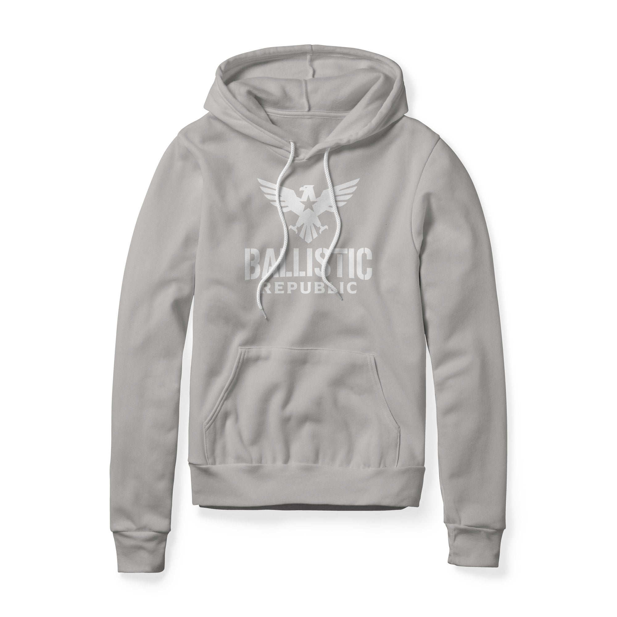 Ballistic Republic Logo Hoodie - White | Ballistic Republic™