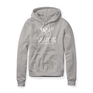 Ballistic Republic Logo Hoodie - White | Ballistic Republic™