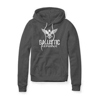 Ballistic Republic Logo Hoodie - White | Ballistic Republic™