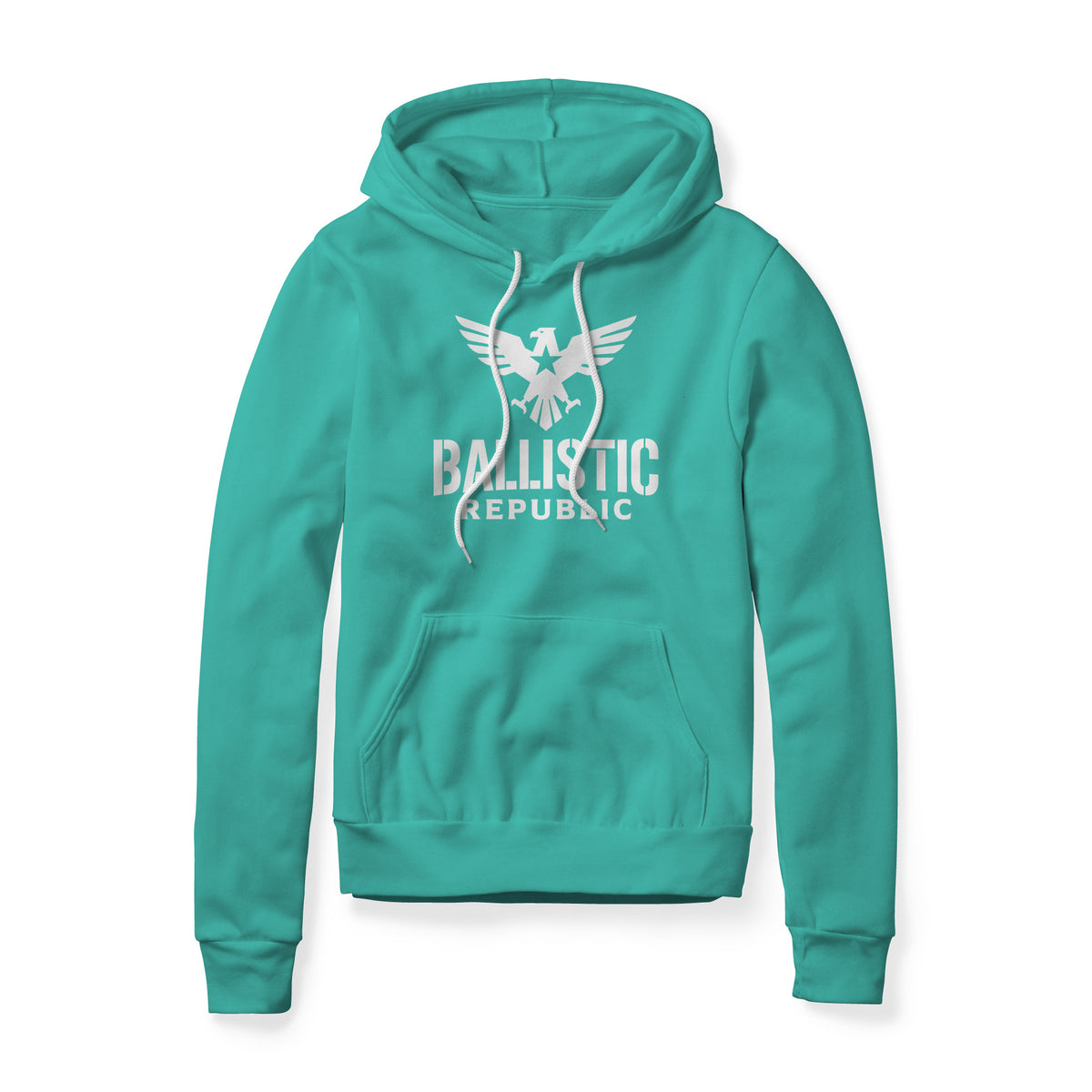 Ballistic Republic Logo Fleece Hoodie - White