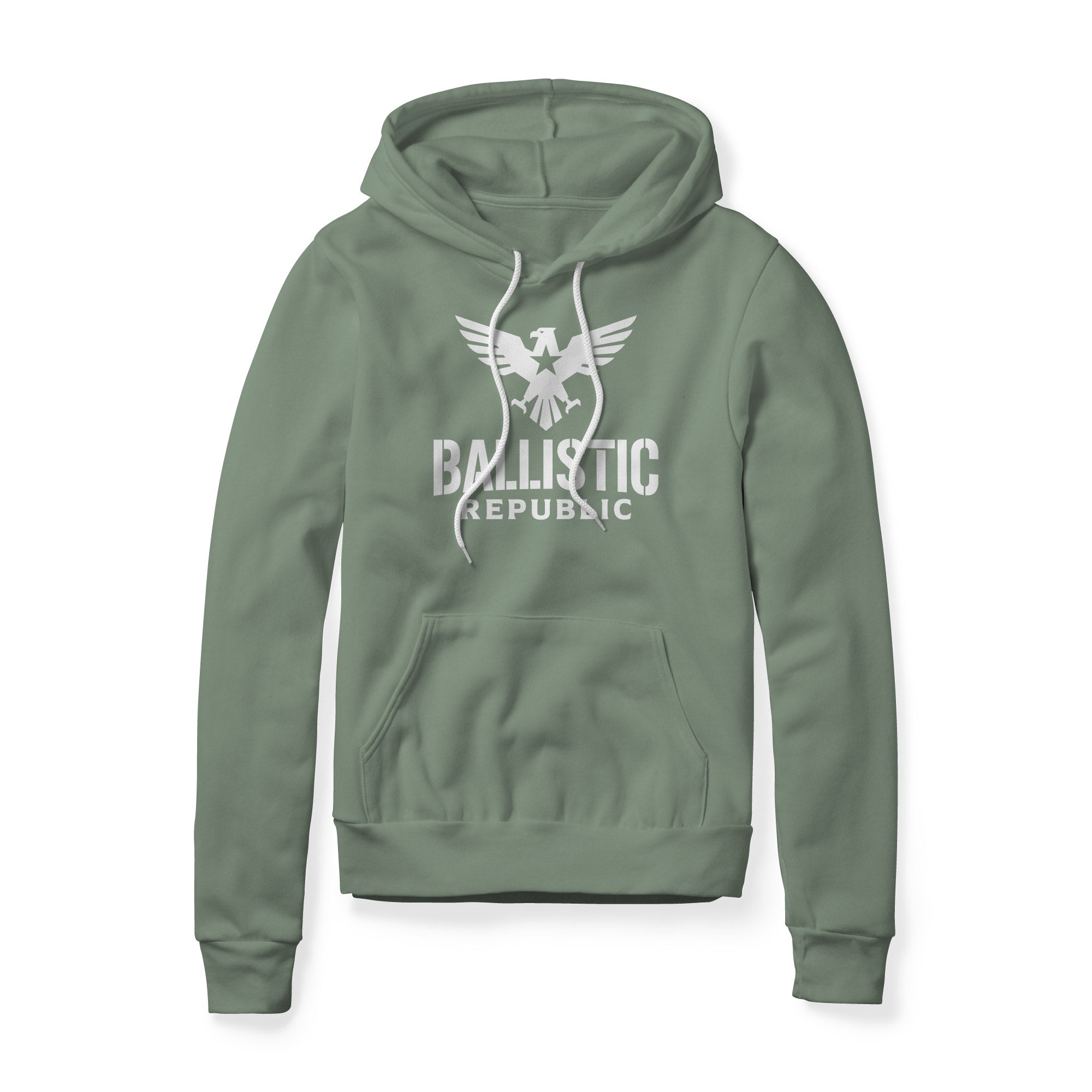 Ballistic Republic Logo Hoodie - White | Ballistic Republic™