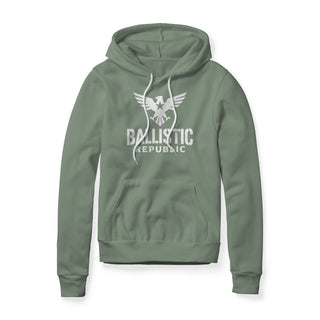 Ballistic Republic Logo Hoodie - White | Ballistic Republic™