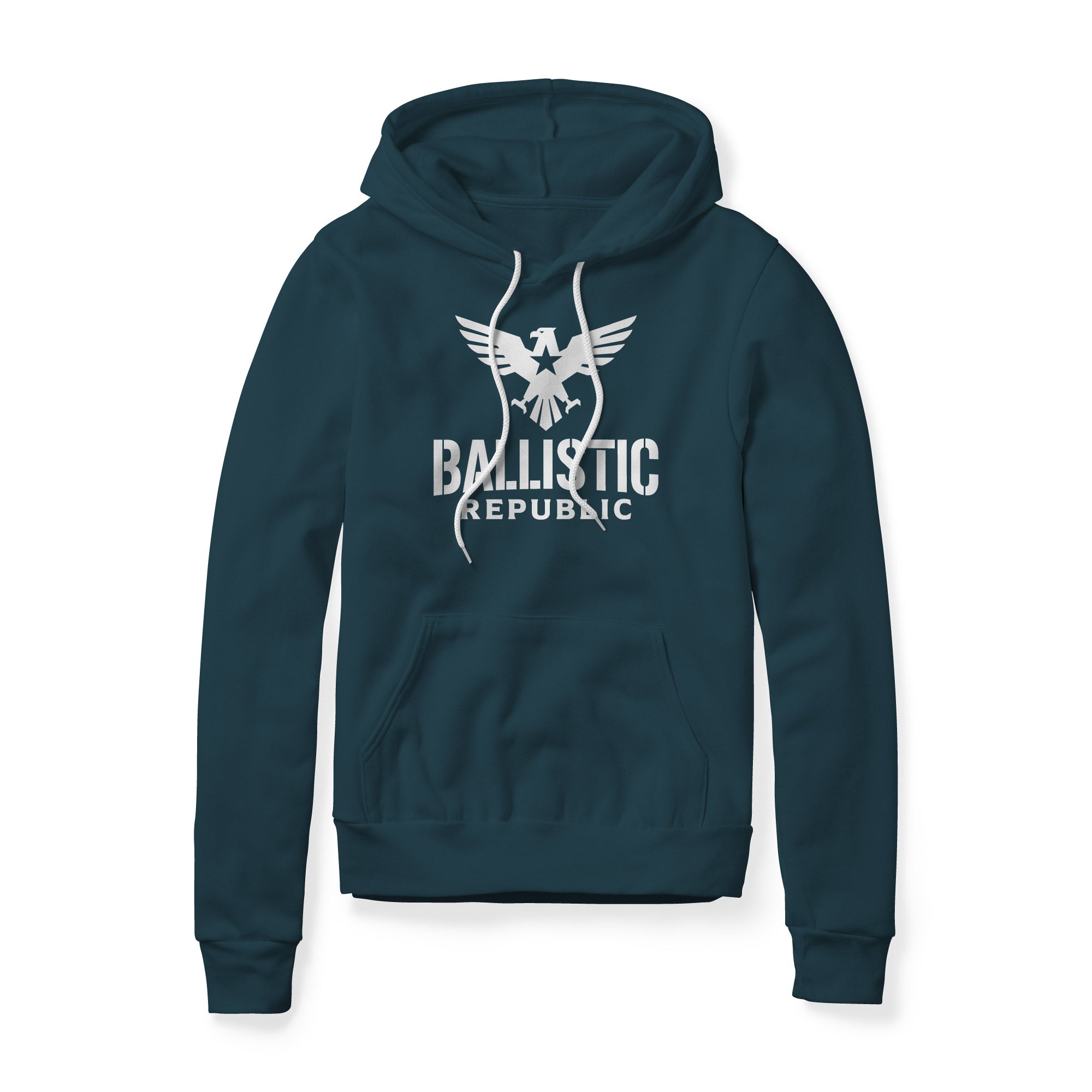 Ballistic Republic Logo Hoodie - White | Ballistic Republic™