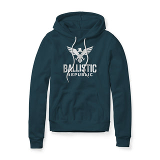 Ballistic Republic Logo Hoodie - White | Ballistic Republic™