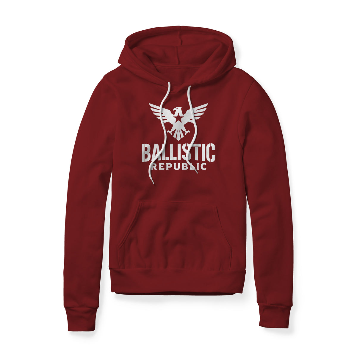 Ballistic Republic Logo Fleece Hoodie - White
