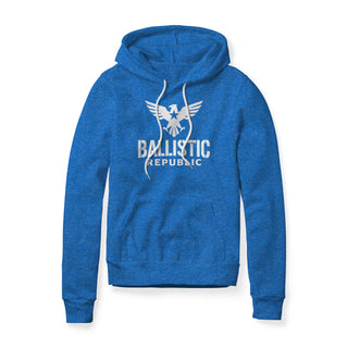 Ballistic Republic Logo Fleece Hoodie - White