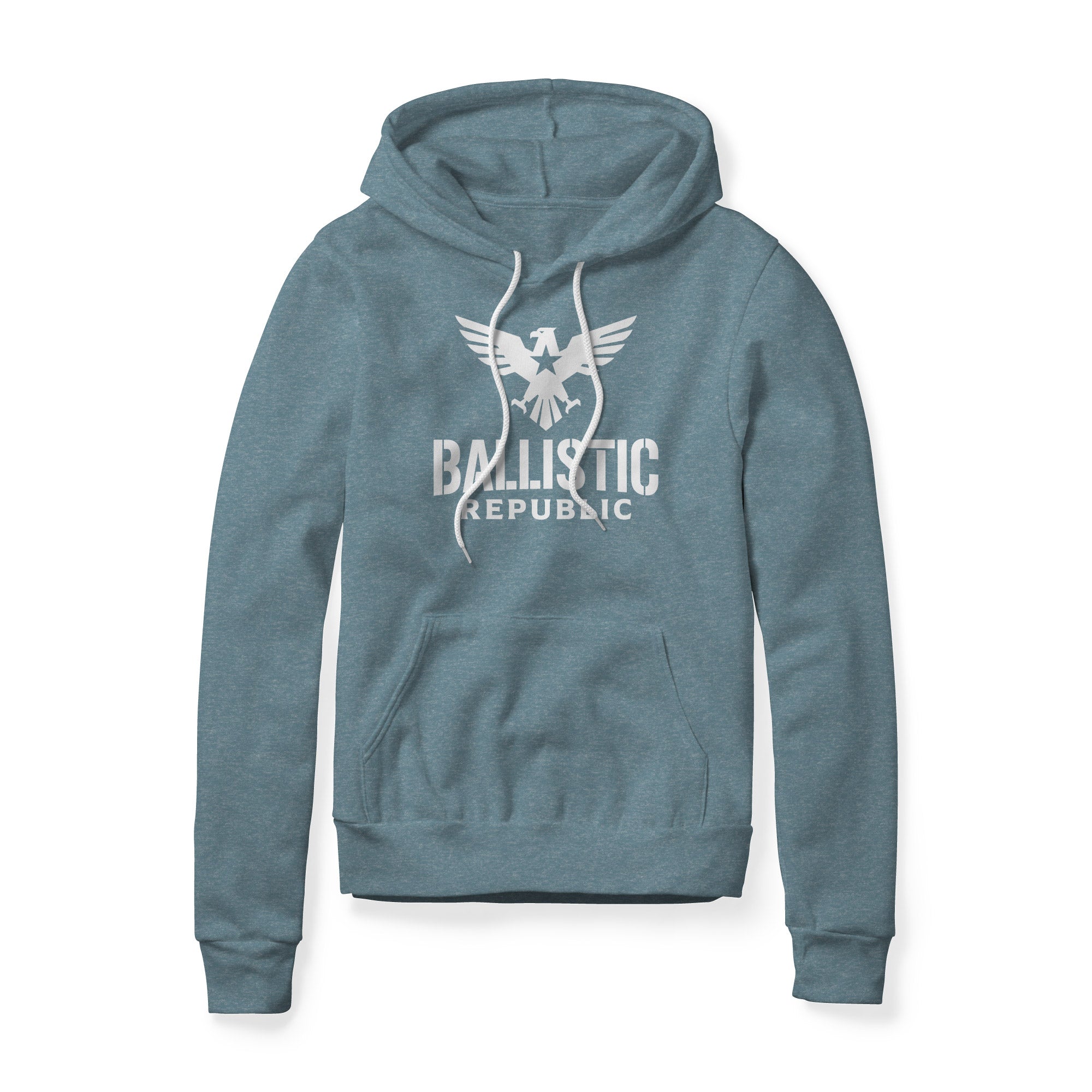 Ballistic Republic Logo Hoodie - White | Ballistic Republic™