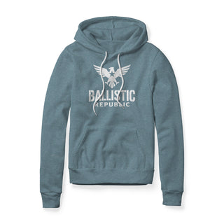 Ballistic Republic Logo Hoodie - White | Ballistic Republic™