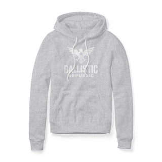 Ballistic Republic Logo Fleece Hoodie - White