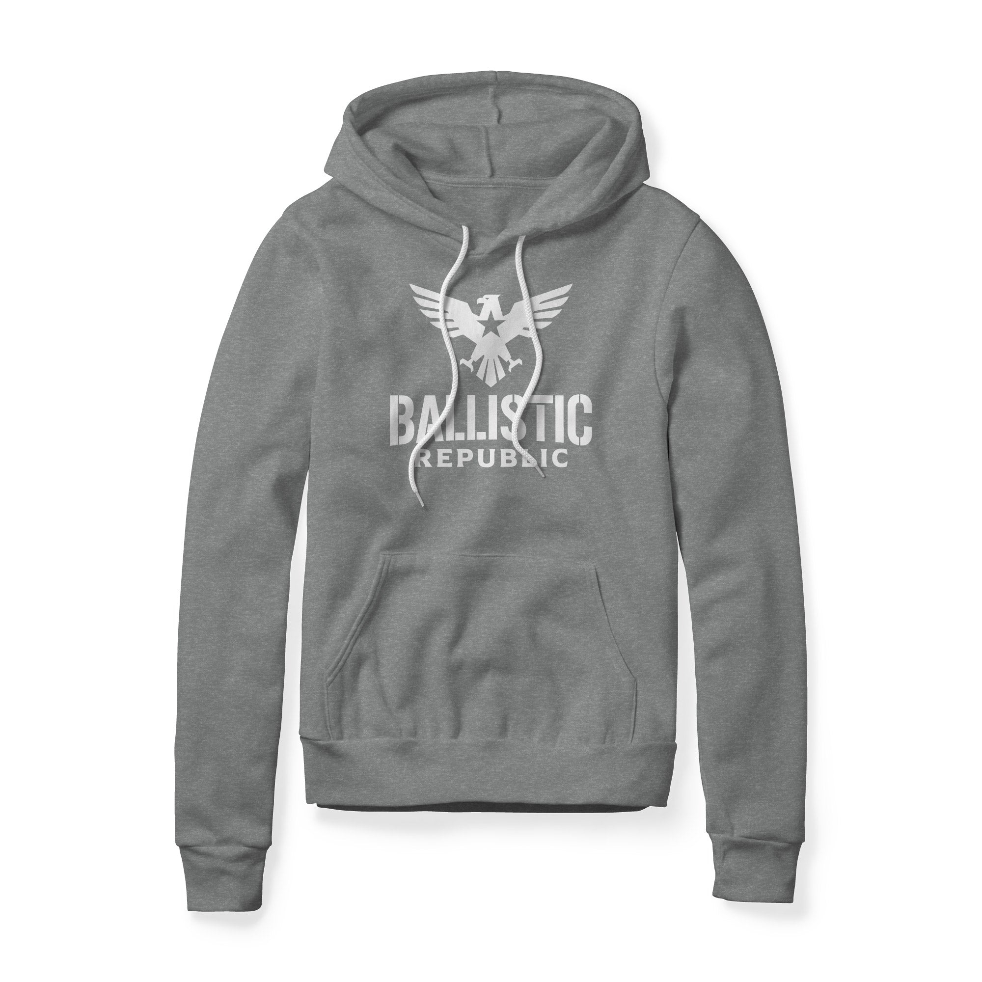 Ballistic Republic Logo Hoodie - White | Ballistic Republic™