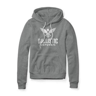 Ballistic Republic Logo Hoodie - White | Ballistic Republic™