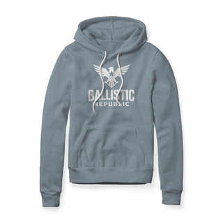 Ballistic Republic Logo Hoodie - White | Ballistic Republic™