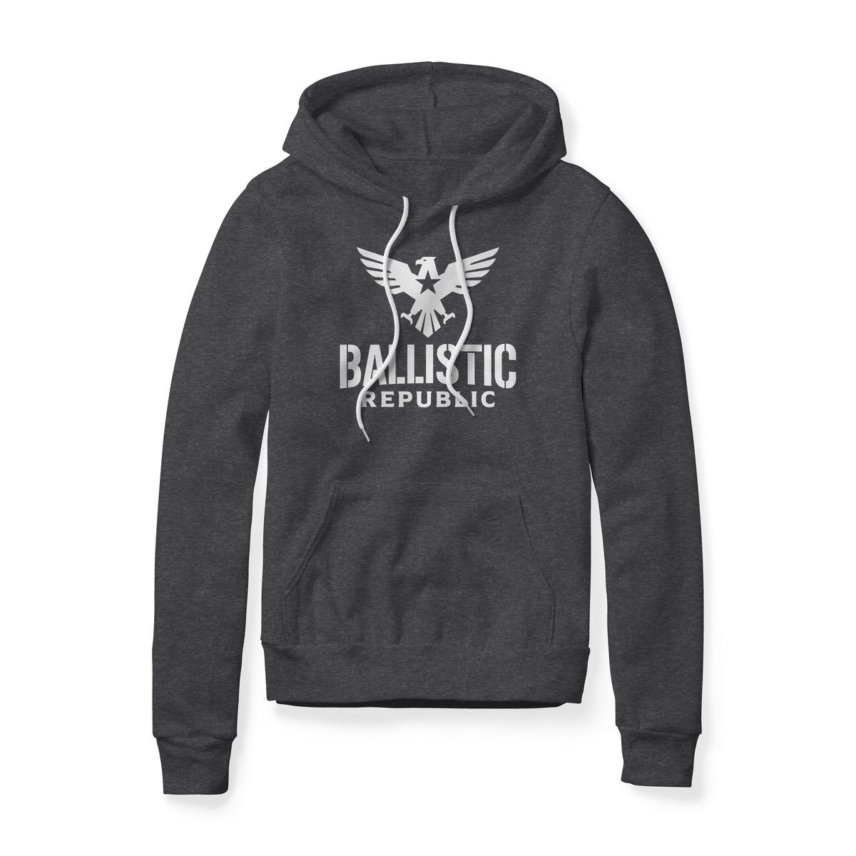 Ballistic Republic Logo Fleece Hoodie - White