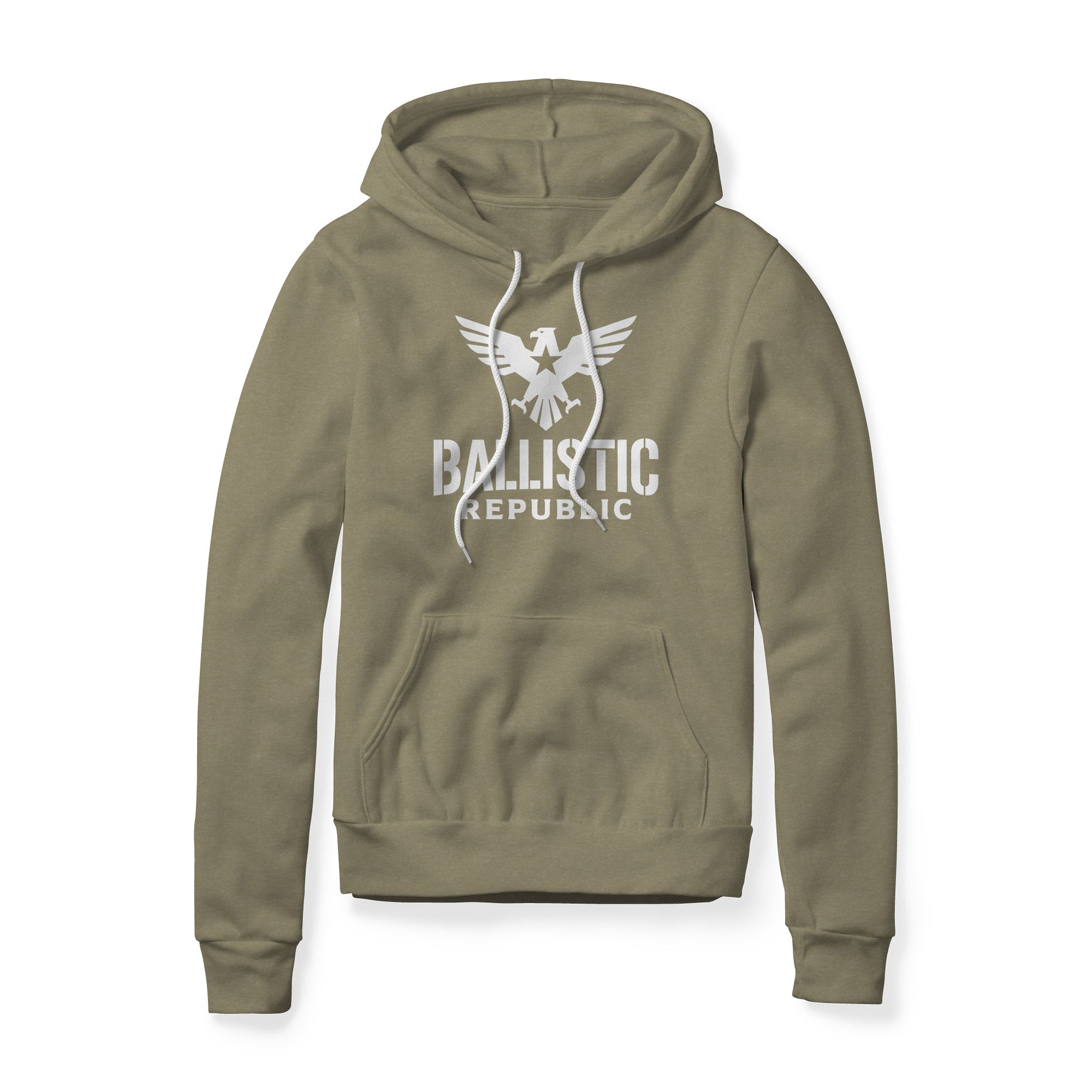 Ballistic Republic Logo Hoodie - White | Ballistic Republic™