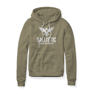 Ballistic Republic Logo Hoodie - White | Ballistic Republic™