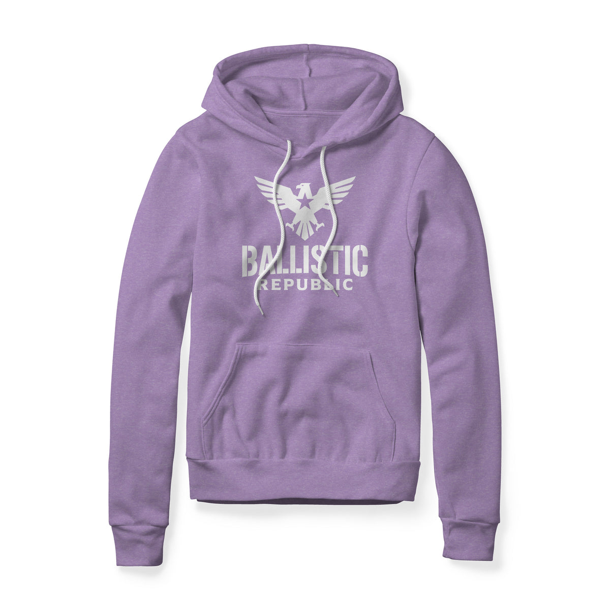 Ballistic Republic Logo Fleece Hoodie - White