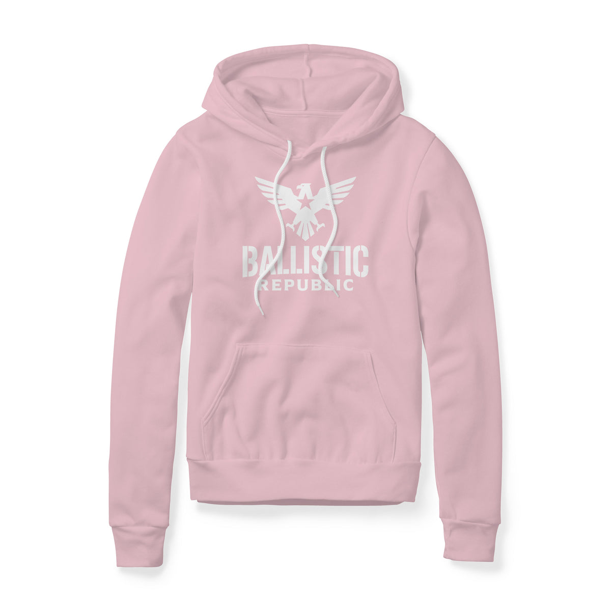 Ballistic Republic Logo Fleece Hoodie - White