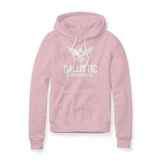 Ballistic Republic Logo Fleece Hoodie - White
