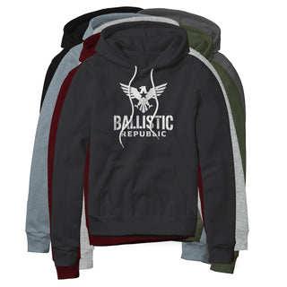 Ballistic Republic Logo Hoodie - White | Ballistic Republic™
