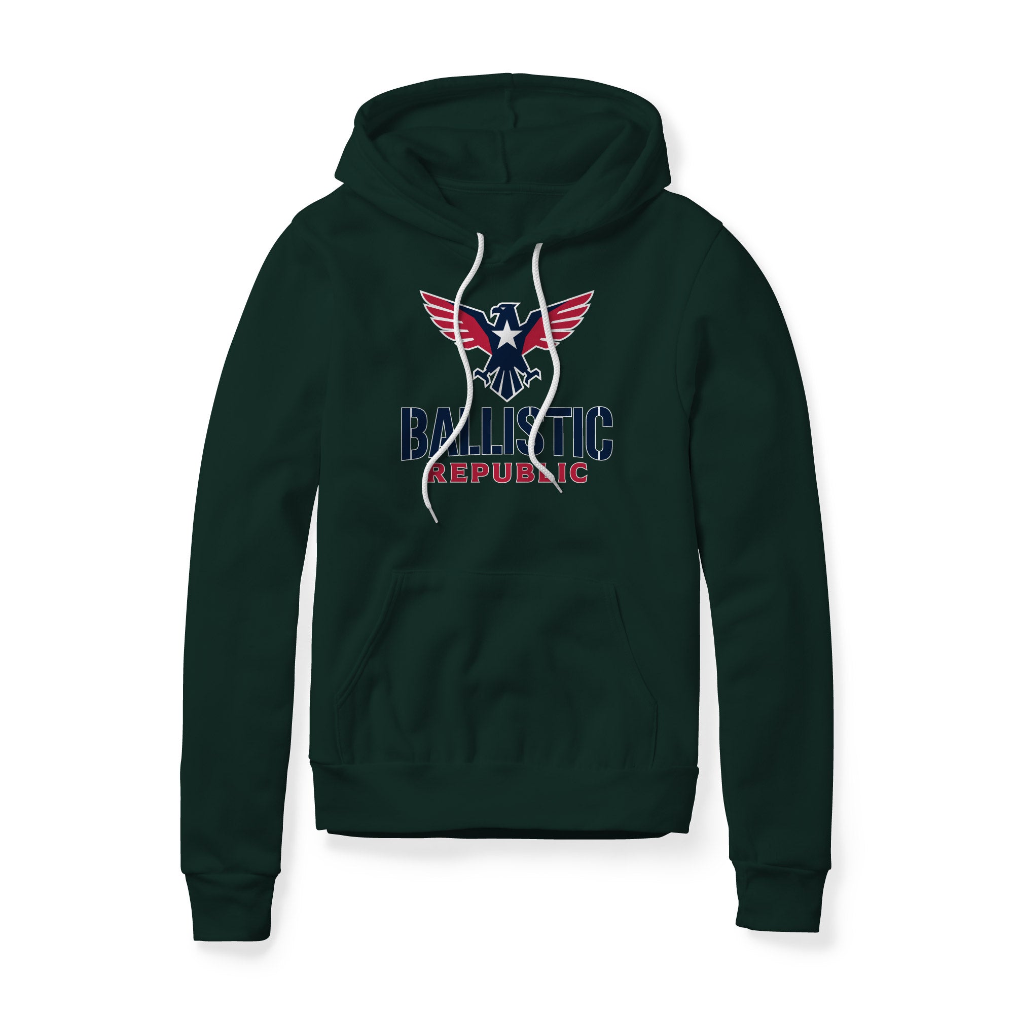 Ballistic Republic Logo Fleece Hoodie - Patriotic