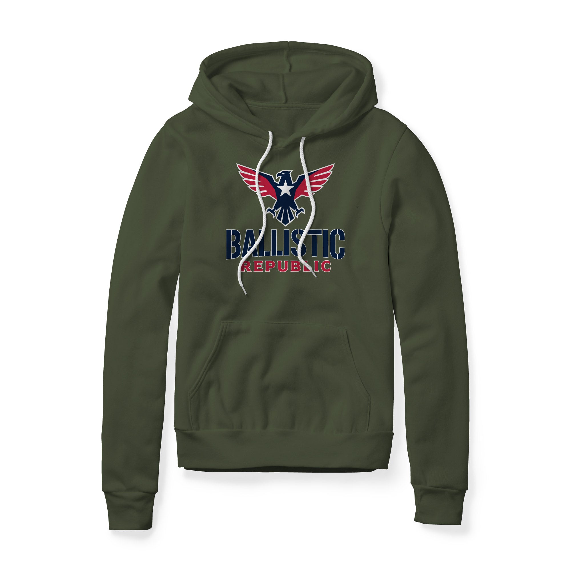 Ballistic Republic Logo Fleece Hoodie - Patriotic