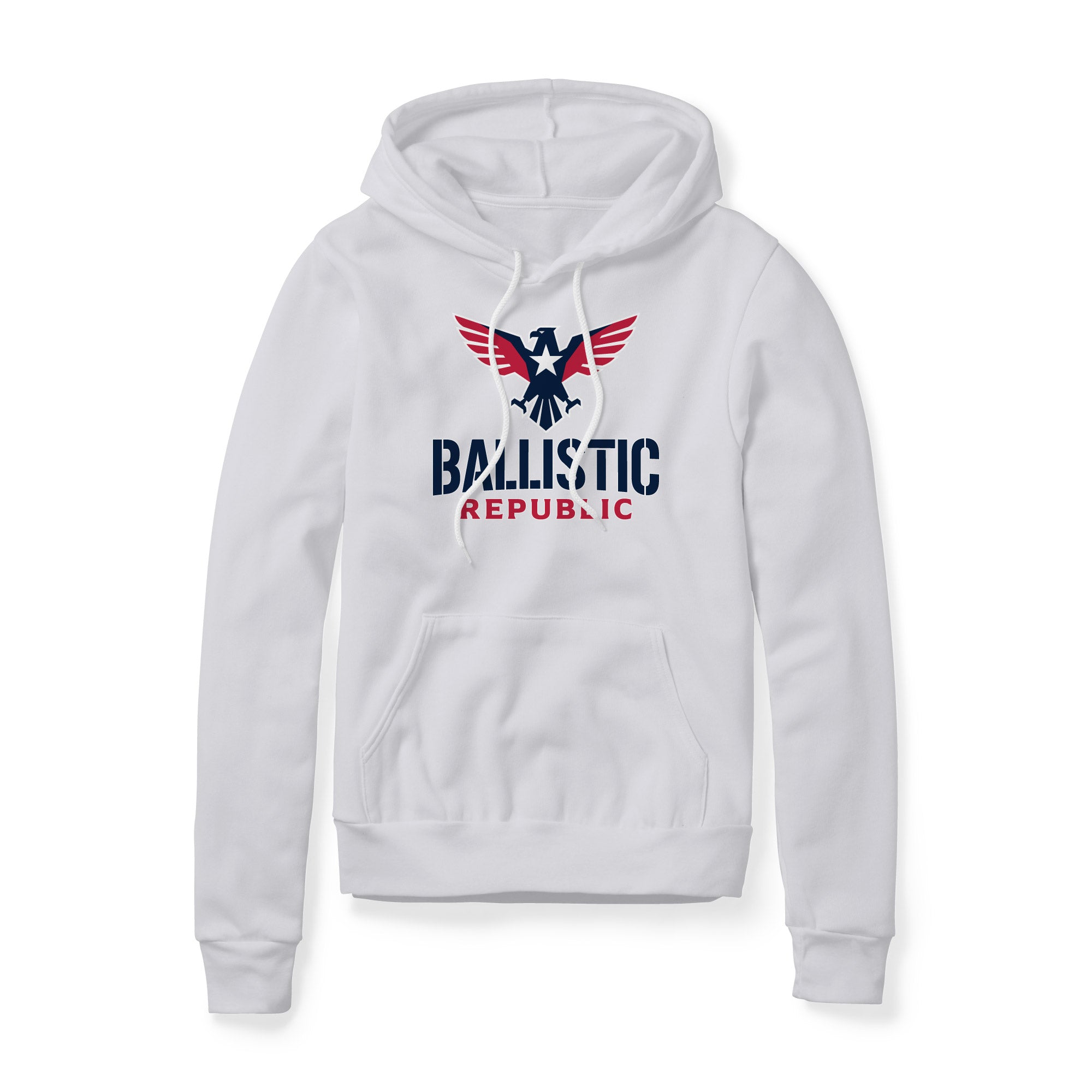 Ballistic Republic Logo Fleece Hoodie - Patriotic