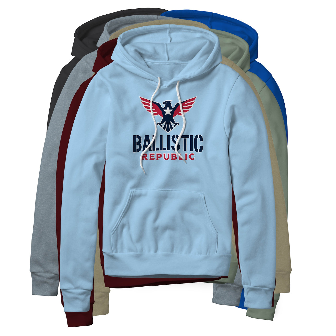 Ballistic Republic Logo Hoodie - Patriotic | Ballistic Republic™