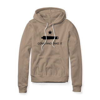 Come And Take It Cannon Fleece Hoodie - Black