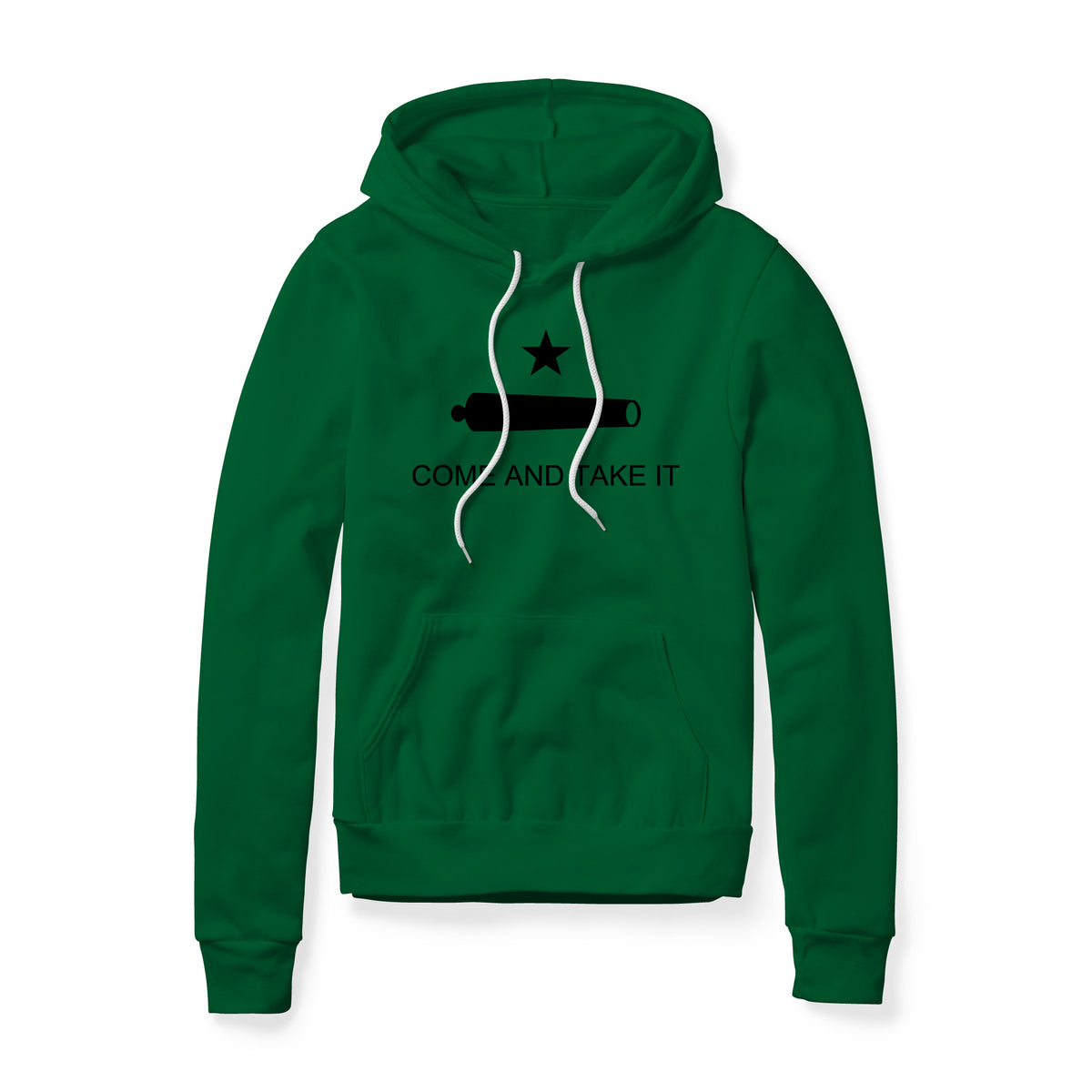 Come And Take It Cannon Fleece Hoodie - Black
