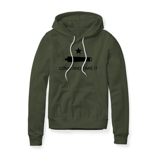 Come And Take It Cannon Fleece Hoodie - Black