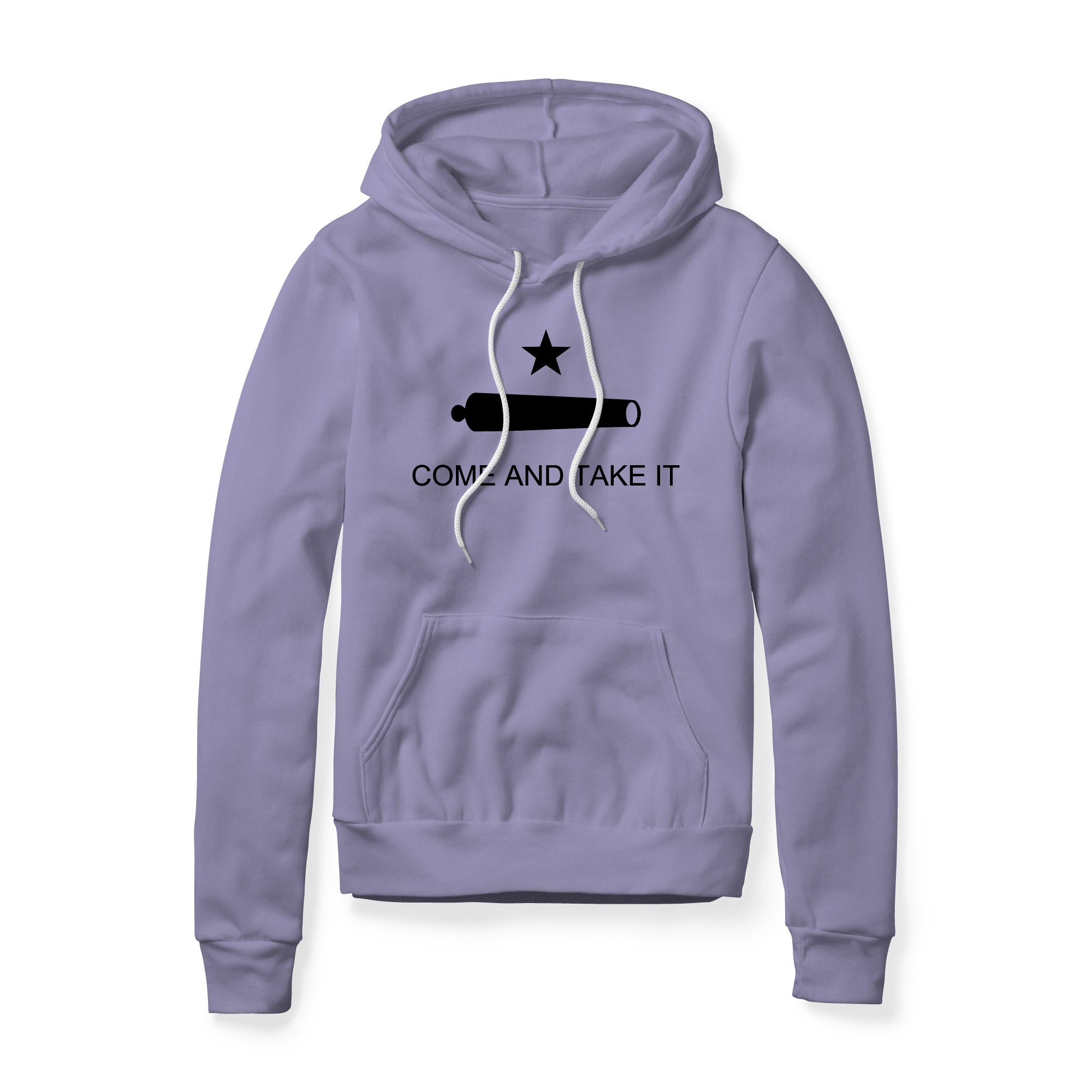 Come And Take It Cannon Fleece Hoodie - Black