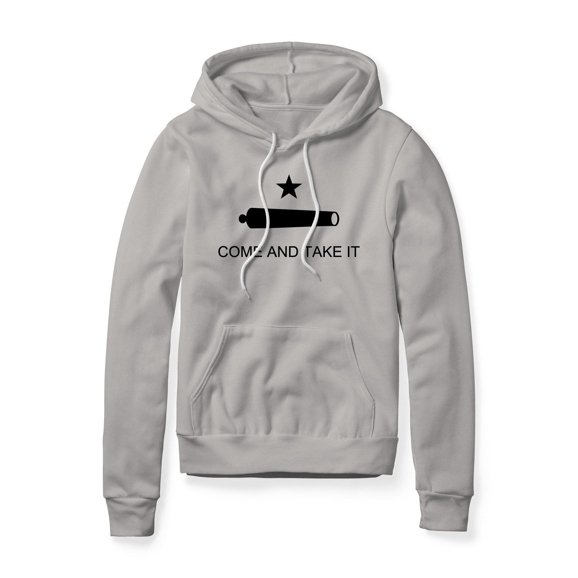 Come And Take It Cannon Fleece Hoodie - Black