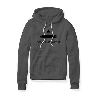 Come And Take It Cannon Fleece Hoodie - Black