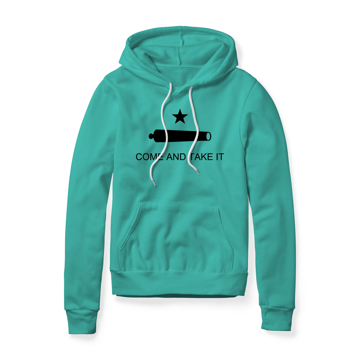 Come And Take It Cannon Fleece Hoodie - Black