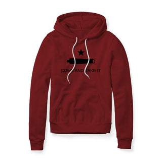 Come And Take It Cannon Fleece Hoodie - Black