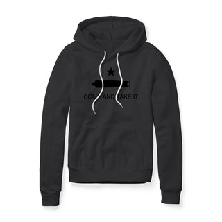 Come And Take It Cannon Fleece Hoodie - Black
