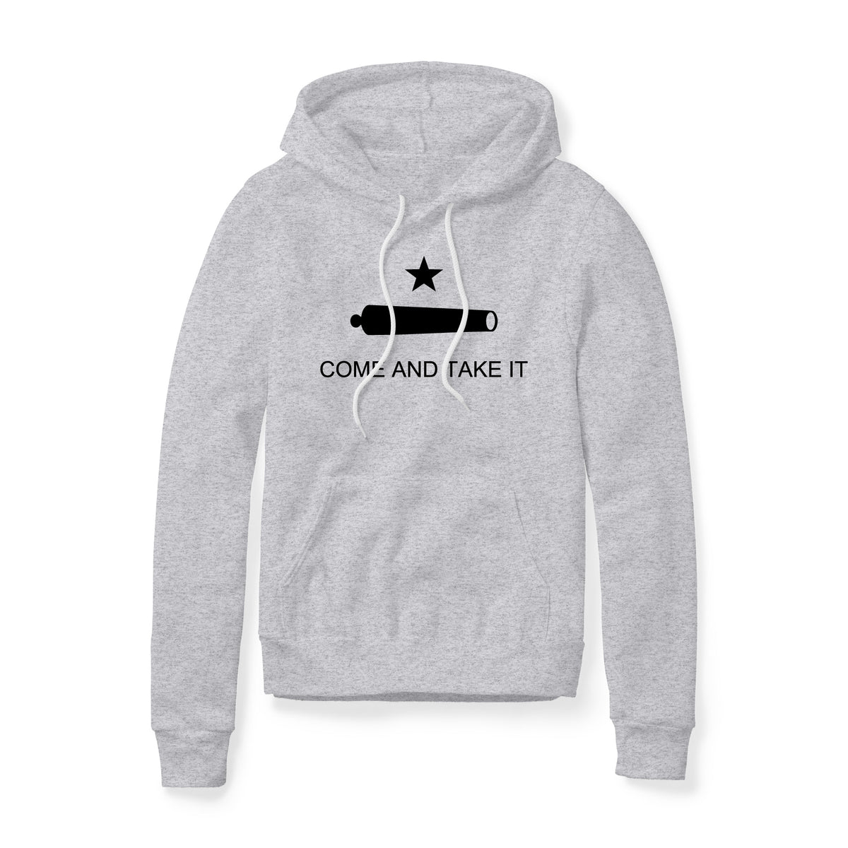 Come And Take It Cannon Fleece Hoodie - Black