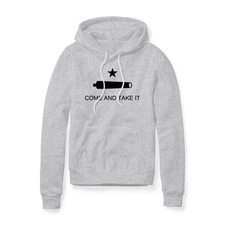 Come And Take It Cannon Fleece Hoodie - Black