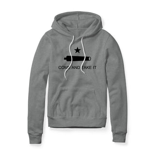Come And Take It Cannon Fleece Hoodie - Black