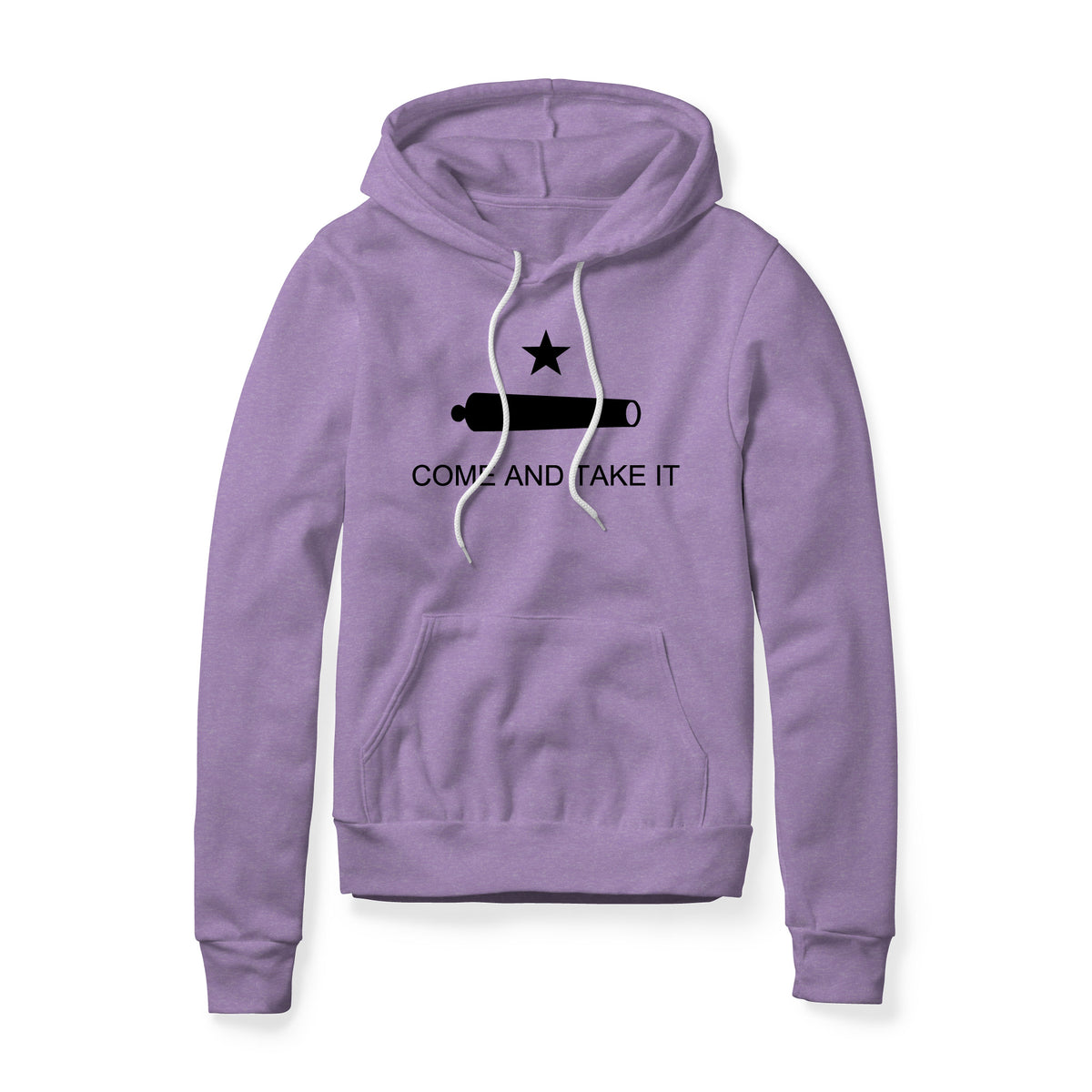Come And Take It Cannon Fleece Hoodie - Black