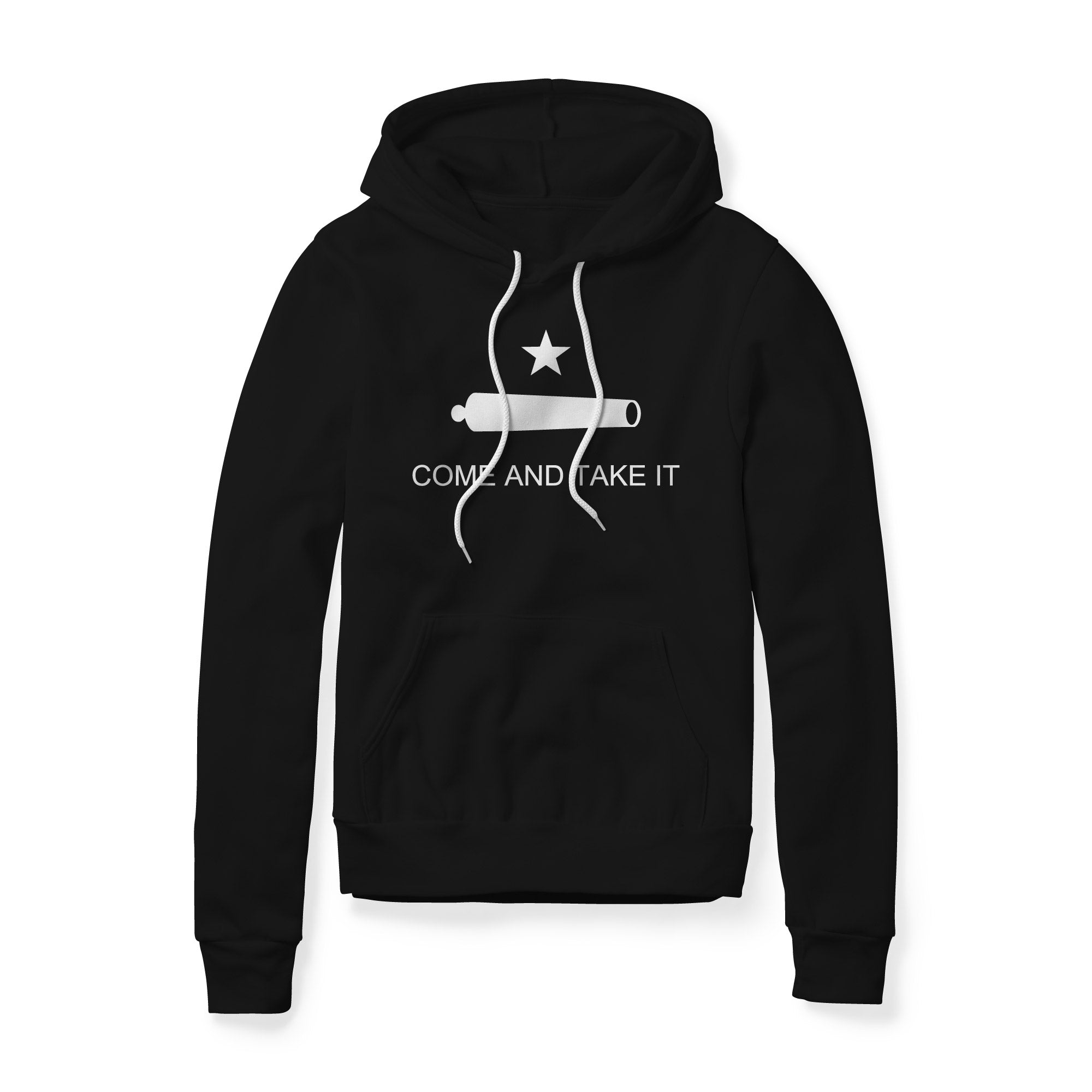 Come And Take It Cannon Fleece Hoodie - White