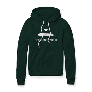 Come And Take It Cannon Fleece Hoodie - White