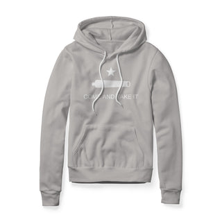 Come And Take It Cannon Fleece Hoodie - White