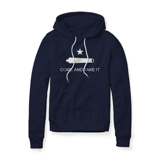 Come And Take It Cannon Fleece Hoodie - White