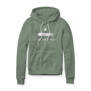 Come And Take It Cannon Fleece Hoodie - White