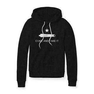 Come And Take It Cannon Fleece Hoodie - White