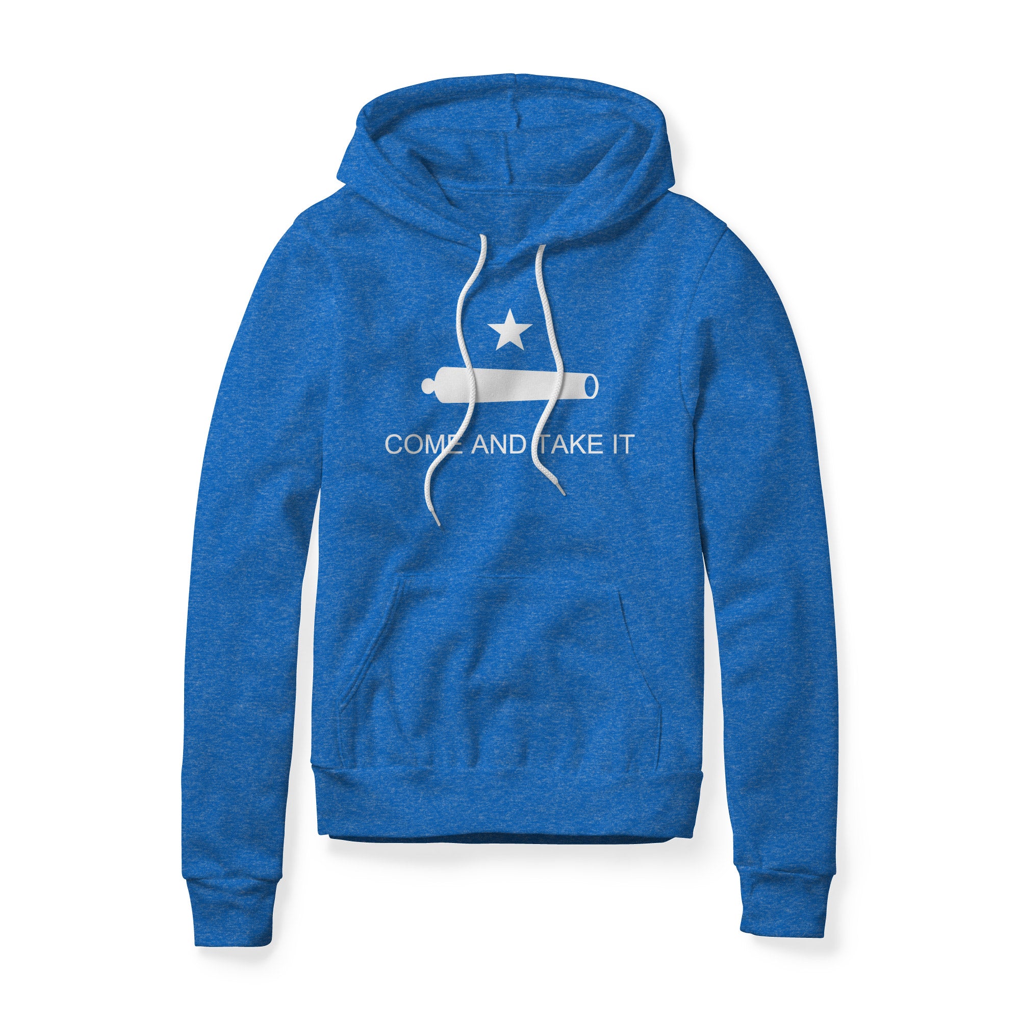 Come And Take It Cannon Fleece Hoodie - White
